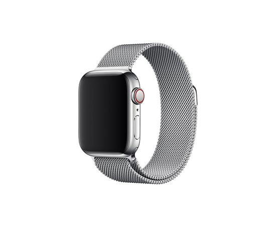 Металлический ремешок (Milanese loop) для Apple Watch 38/40mm - Серебристый Apple - Сервис Плюс Рус