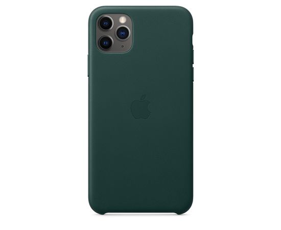 Чехол iPhone 11 Pro Max Leather Case - Forest Green Apple - Сервис Плюс Рус