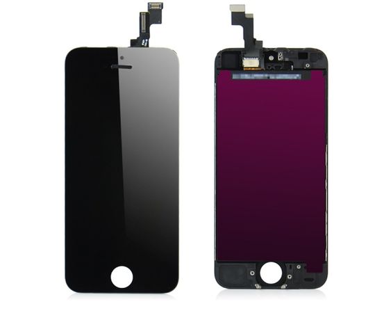 Дисплей iPhone 5S в сборе с тачскрином (Черный) High Quality Apple - Сервис Плюс Рус