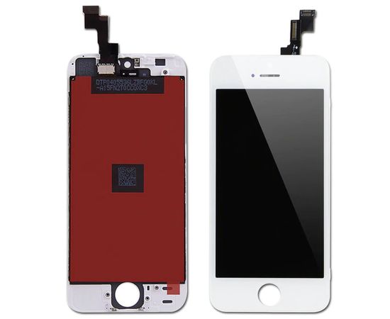 Дисплей iPhone 5S в сборе с тачскрином (Белый) High Quality Apple - Сервис Плюс Рус