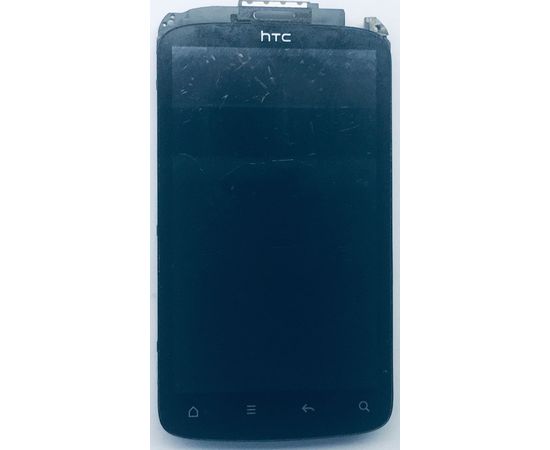 HTC Desire S S510e Дисплей в сборе с тачскрином и рамкой (черный) (Оригинал) HTC - Сервис Плюс Рус