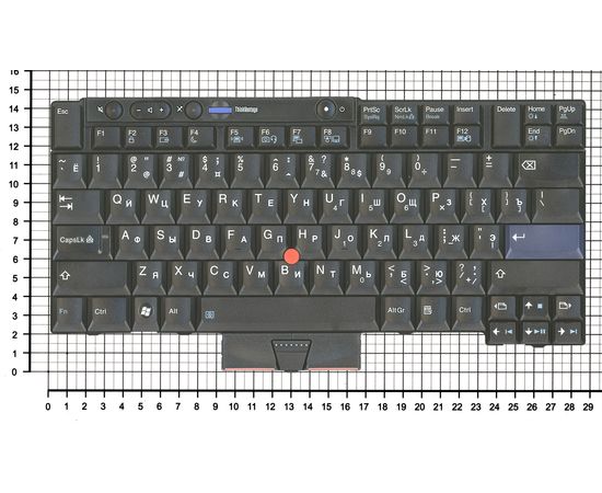 Клавиатура для ноутбука Lenovo IBM ThinkPad X220 T400 T400S T410 T520 T410I T420 T410S черная Lenovo - Сервис Плюс Рус