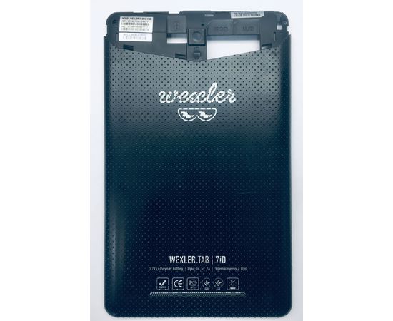 Wexler Tab 7iD Задняя крышка (Черный) (Оригинал) Wexler - Сервис Плюс Рус