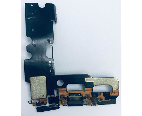 iPhone 7 Шлейф c разъёмом для зарядки/гарнитуры,микрофоном и антенной (серый) (Оригинал) Apple - Сервис Плюс Рус