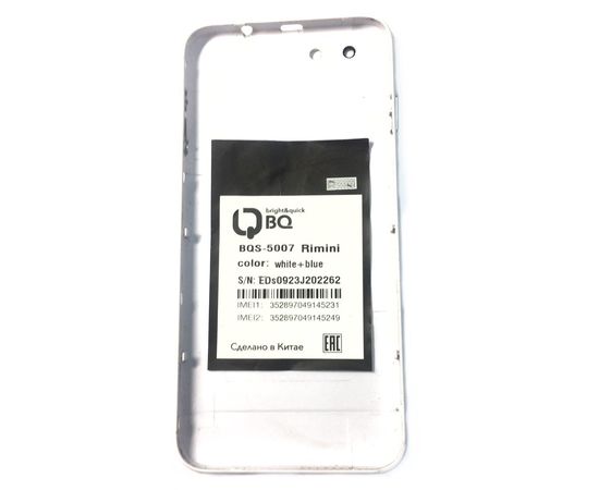 BQ BQS-5007 Rimini Задняя крышка (Белый) (org.) BQ Mobile - Сервис Плюс Рус