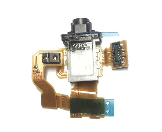 Sony Xperia Z3 Compact (D5803) Шлейф коннектора наушников с микрофоном и сенсором - ААА Sony - Сервис Плюс Рус