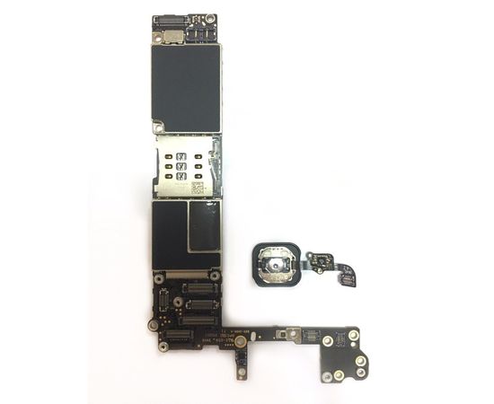 iPhone 6 64GB Silver Материнская плата (С кнопкой, на ID) (org.) Apple - Сервис Плюс Рус
