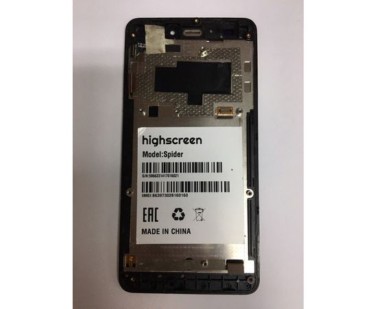 Highscreen Spider Дисплей в сборе с тачскрином (Битый тачскрин) (org.) Highscreen - Сервис Плюс Рус