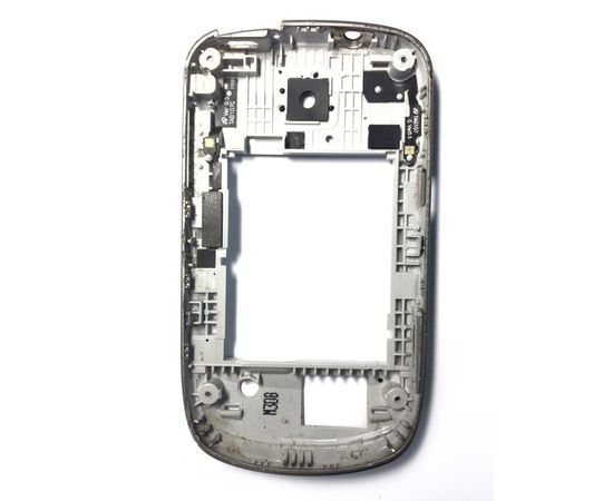 Samsung Galaxy Mini (GT-S5570) Средняя часть корпуса (снятый оригинал) - белый Samsung - Сервис Плюс Рус