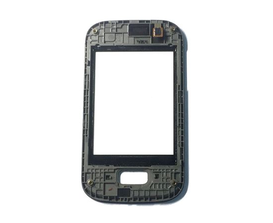Samsung Galaxy Pocket (GT-S5300) Тачскрин в сборе с рамкой (снятый оригинал) - черный Samsung - Сервис Плюс Рус