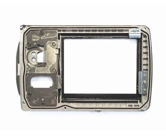 Olympus m725sw Задняя часть корпуса (Серебро) (original) Olympus - Сервис Плюс Рус