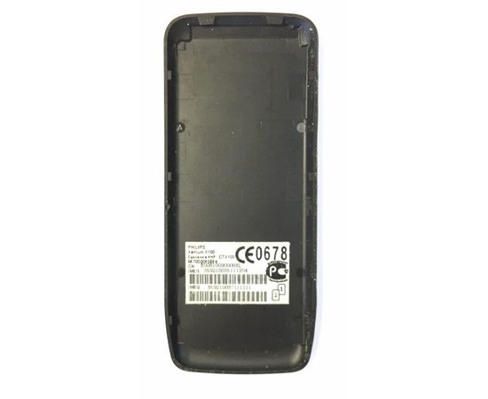 Philips Xenium X100 Задняя крышка (Черный) (original) Philips - Сервис Плюс Рус
