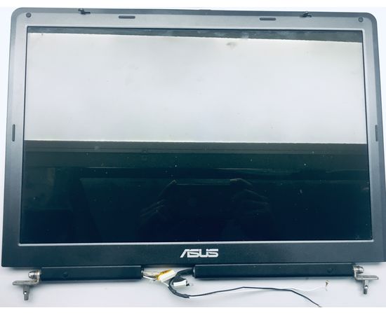 Asus X51R Дисплей (LP154WX4) в сборе с рамкой, петлями и шлейфами (черный) (оригинал) ASUS - Сервис Плюс Рус