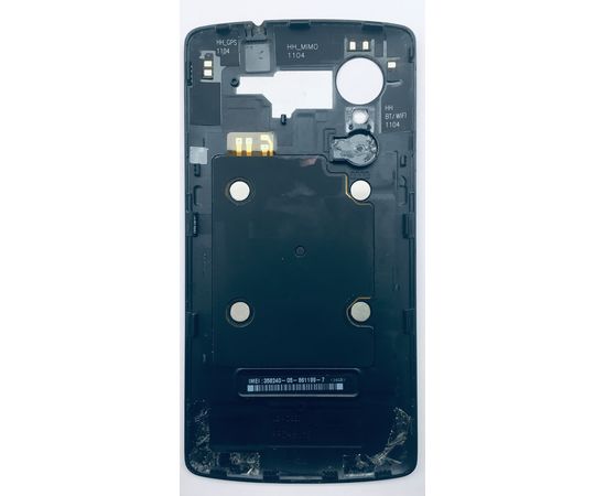 LG Nexus D-821 Задняя крышка (Черный) (Оригинал) LG - Сервис Плюс Рус