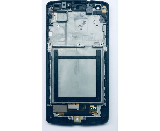 LG Nexus D-821 Дисплей в сборе с тачскрином и рамкой (Черный) (Оригинал) LG - Сервис Плюс Рус