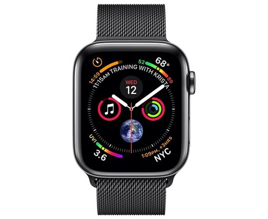 Apple Watch S4 40mm Space Gray Aluminum Case с ремнем миланская петля (Бронза) Apple - Сервис Плюс Рус