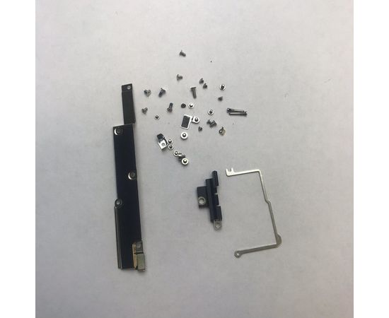 iPhone X прижимные пластины (микрофона, шлейфов, камеры) с винтами (кроме винтов шлейфов корпуса) Apple - Сервис Плюс Рус