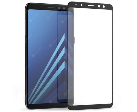 Защитное стекло Samsung A8 Plus (2018) 0,3мм с рамкой Samsung - Сервис Плюс Рус