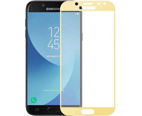 Защитное стекло Samsung A7 (2017) 0.3mm 3D - Золотой Samsung - Сервис Плюс Рус