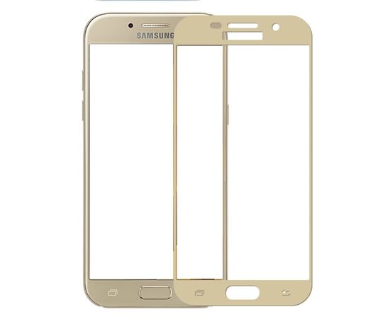 Защитное стекло Samsung A5 (2017) 0.3mm 3D - Золотой Samsung - Сервис Плюс Рус