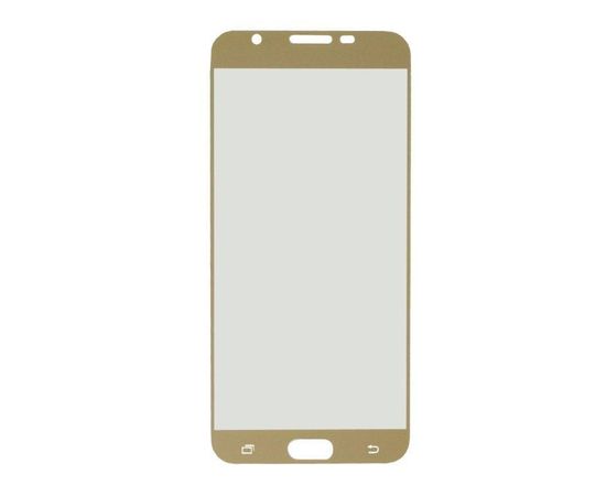 Защитное стекло Samsung J7 Prime с рамкой - золотой Samsung - Сервис Плюс Рус