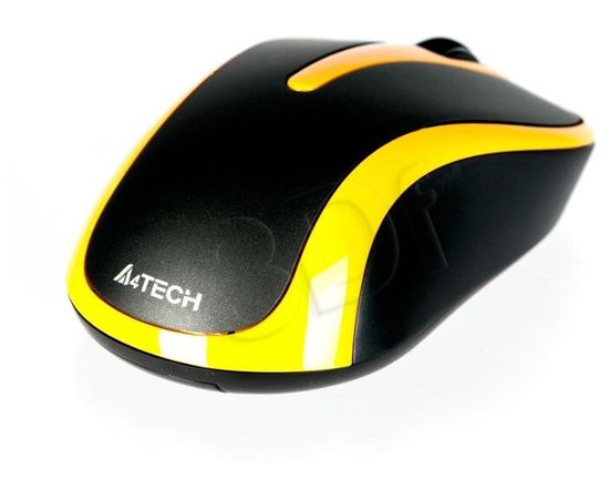 Мышь A4Tech G9-350-3, беспроводная, черная с желтым A4Tech - Сервис Плюс Рус