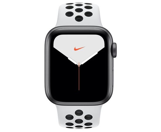 Apple Watch Series 5 Nike GPS 40mm Silver Aluminium Case with Pure Platinum/Black Nike Sport Band Apple - Сервис Плюс Рус