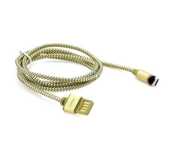Кабель USB Micro USB 1m RC-095m магнитный Remax золото Remax - Сервис Плюс Рус