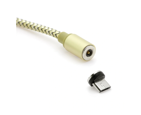 Кабель USB Micro USB 1m RC-095m магнитный Remax золото Remax - Сервис Плюс Рус