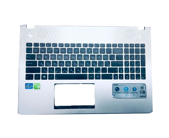 Asus N56V, N56J Клавиатура с топкейсом (13NB03J1AM0301) (оригинал) - серебристый ASUS - Сервис Плюс Рус