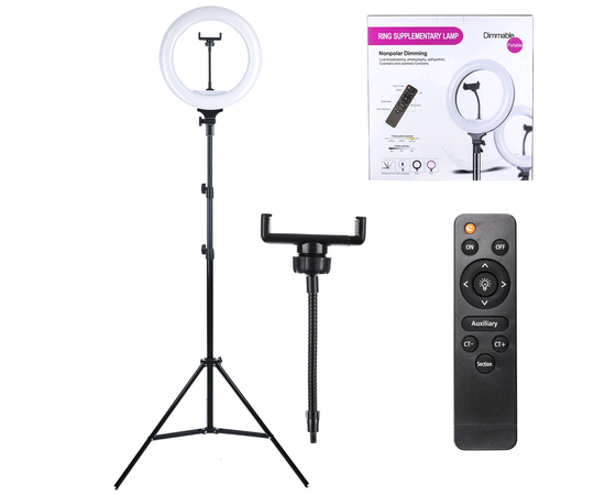 Селфи кольцо 32cm M-32 с пультом розовый - Сервис Плюс Рус