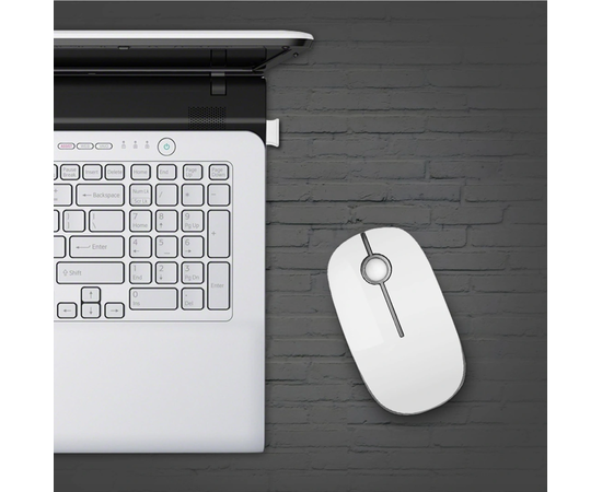 Беспроводная мышь l300 2.4g, белая ISA - Сервис Плюс Рус