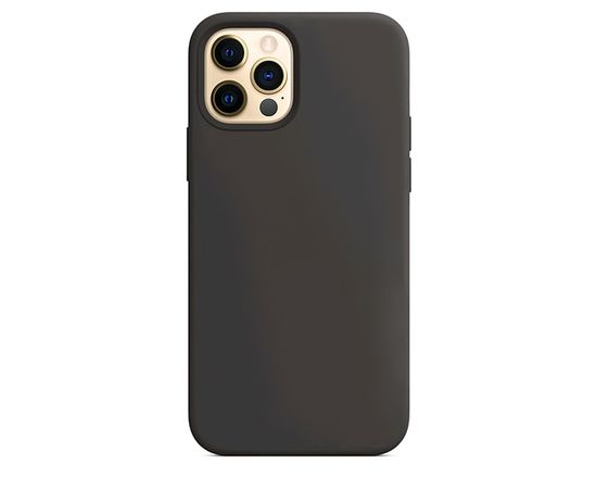 Чехол силиконовый для iPhone 12 Pro Max Silicone Case MagSafe Black Apple - Сервис Плюс Рус