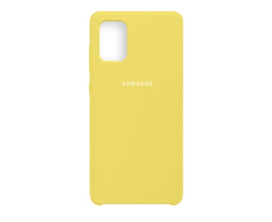 Чехол Samsung A71 Silicone Cover желтый Samsung - Сервис Плюс Рус