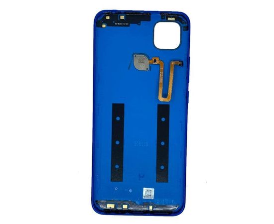 Задняя крышка Xiaomi Redmi 9C синяя в сборе с датчиком отпечатка пальца и толкателями кнопок включения и громкости (снятый оригинал) Xiaomi - Сервис Плюс Рус