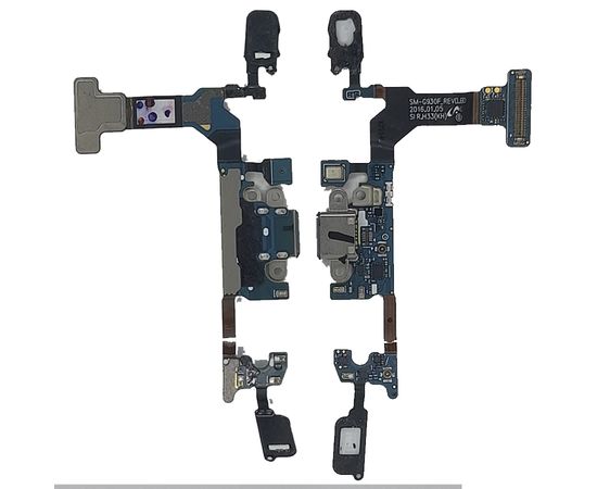 Samsung Galaxy S7 (SM-G930F) Шлейф с разъемом зарядки, микрофоном, боковыми кнопками (оригинал) Samsung - Сервис Плюс Рус