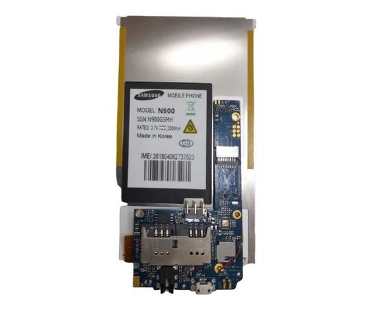Samsung Galaxy Note 3 Dual Core (SM-N900) Материнская плата в сборе с дисплеем (снятый оригинал) Samsung - Сервис Плюс Рус