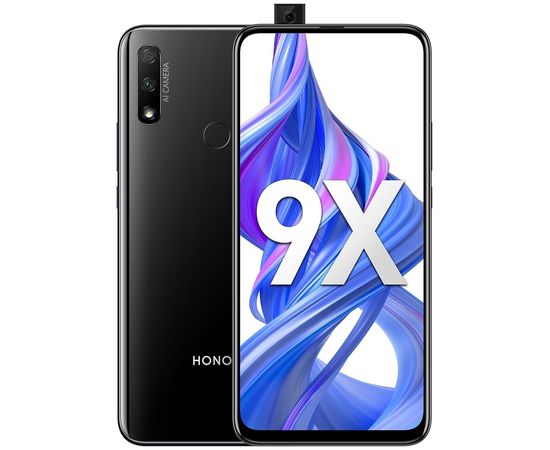 Смартфон Honor 9x 4Gb/128Gb Черный Huawei - Сервис Плюс Рус