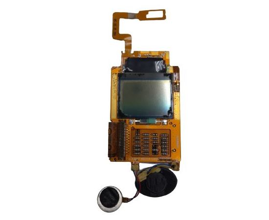 Samsung SGH-S500 Дисплей в сборе с динамиками и вибромотором (снятый оригинал) Samsung - Сервис Плюс Рус