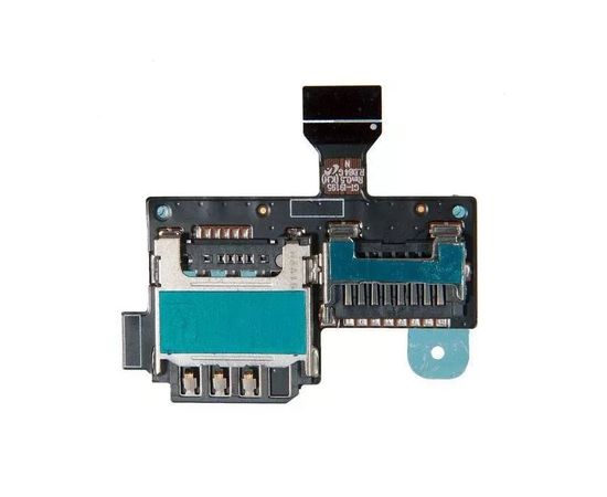 Samsung Galaxy S4 mini (GT-I9190) Коннектор SIM-карты в сборе с коннектором SD-карты (снятый оригинал) Samsung - Сервис Плюс Рус