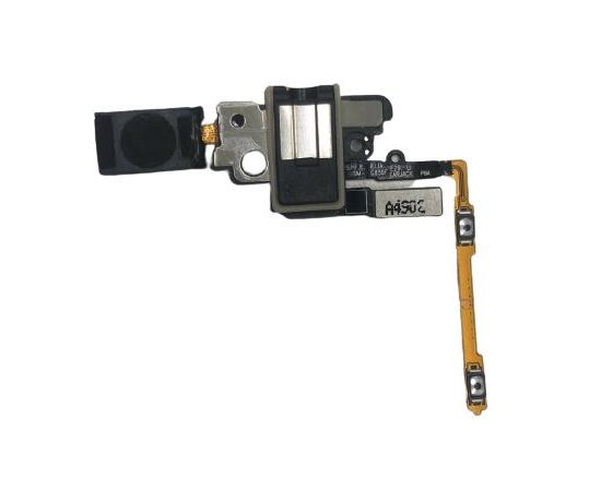 Samsung Galaxy Alpha (SM-G850) Шлейф кнопок громкости в сборе с разъемом гарнитуры и слуховым динамиком (снятый оригинал) Samsung - Сервис Плюс Рус