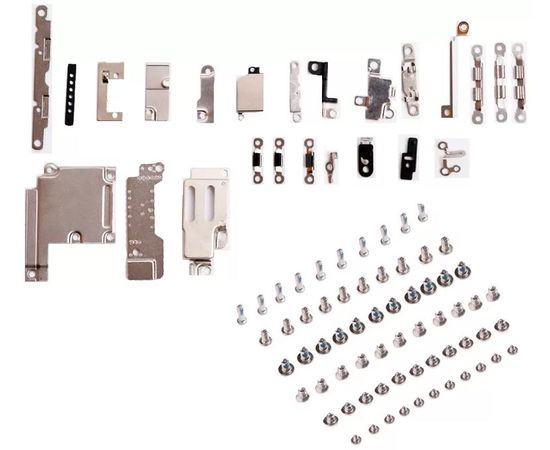 Набор винтов с прижимными пластинами iPhone 8 (снятый оригинал) Apple - Сервис Плюс Рус