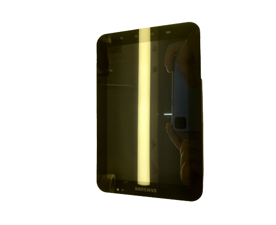 Дисплейный модуль в рамке для Samsung Galaxy Tab P1010, черный (Снятый оригинал) Samsung - Сервис Плюс Рус