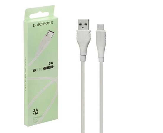 Кабель USB Type-C BX18 1M Borofone белый Borofone - Сервис Плюс Рус