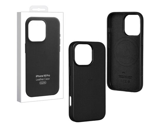 Чехол силиконовый для iPhone 16 Pro (6.3) Silicone Case MagSafe Black - Сервис Плюс Рус