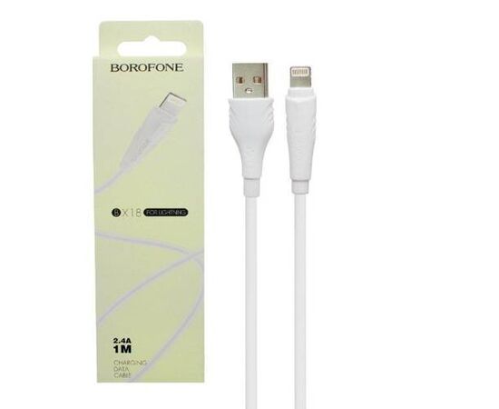 Кабель USB Lightning BX18 1M Borofone белый Borofone - Сервис Плюс Рус