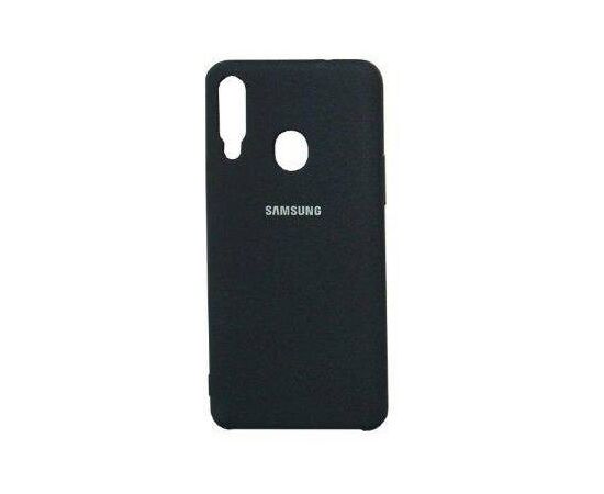 Чехол Samsung A20S SILICONE COVER Черный - Сервис Плюс Рус