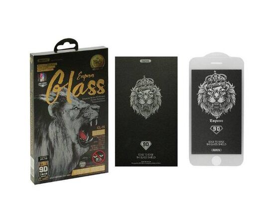 Противоударное защитное стекло 9D Private Emperor Series Remax GL-35 iP 7/8 Белый - Сервис Плюс Рус