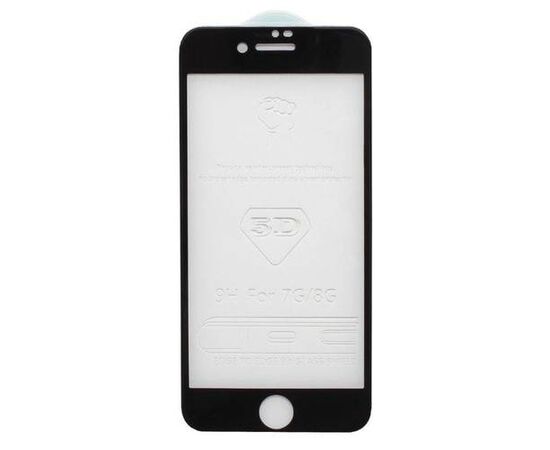 Защитное стекло IPhone 7/8 5D 0.3mm без упаковки черное - Сервис Плюс Рус