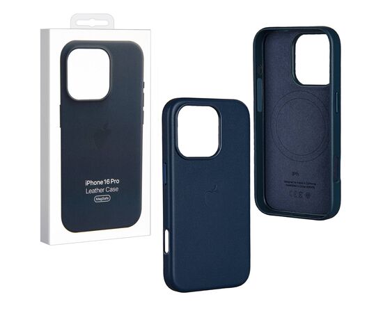 Чехол силиконовый для iPhone 16 Pro (6.3) Silicone Case MagSafe Blue - Сервис Плюс Рус
